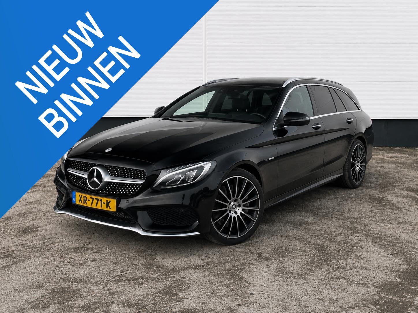 Mercedes-Benz C-klasse Estate 220 CDI Prestige * Amg * Pano, Achterwielaandrijving, 4 cilinders, Zwart, Leder