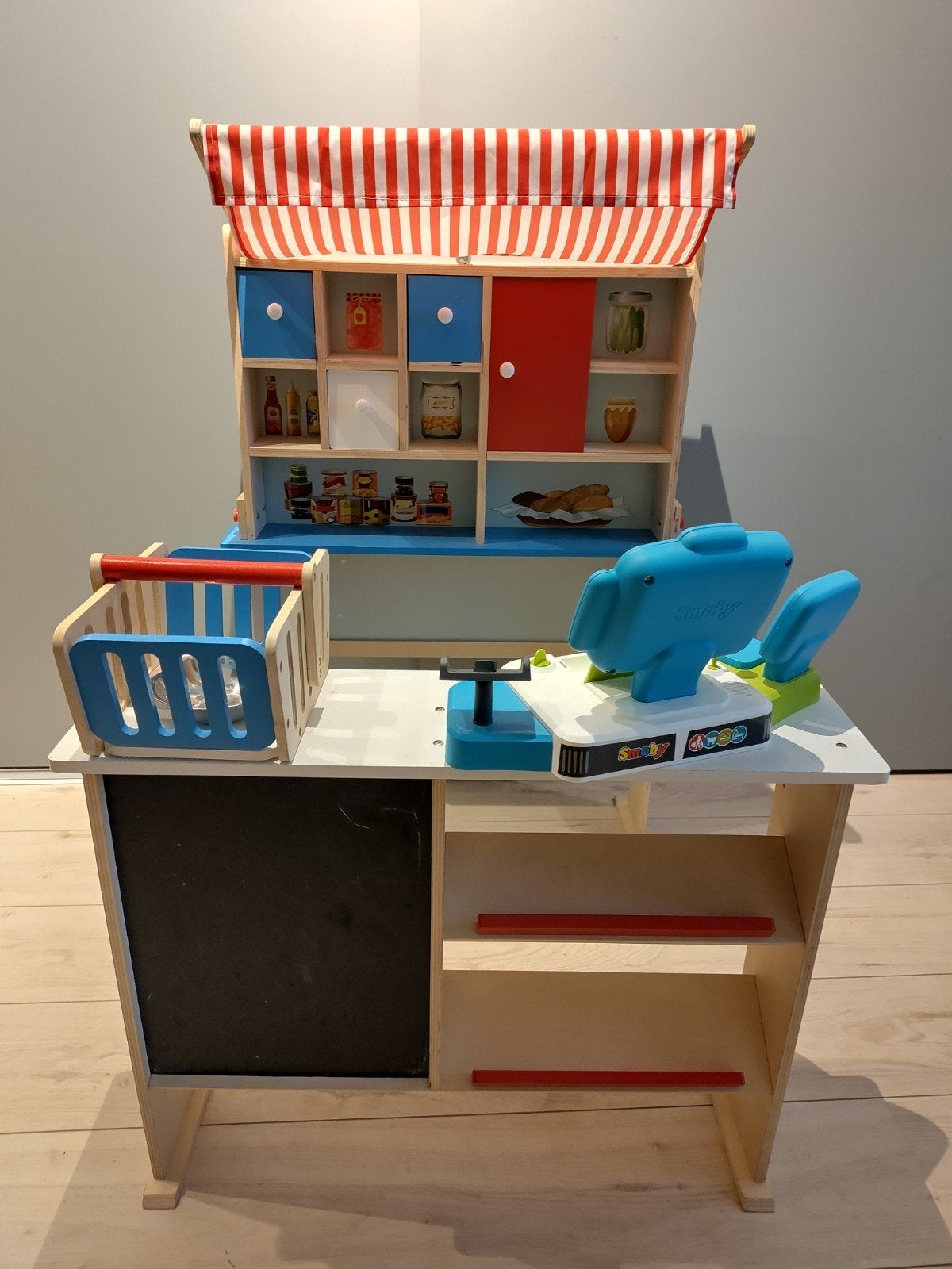 Playtive Delta Sport Houten Winkelkraam met Kassa, Ophalen, Gebruikt, Bouwen