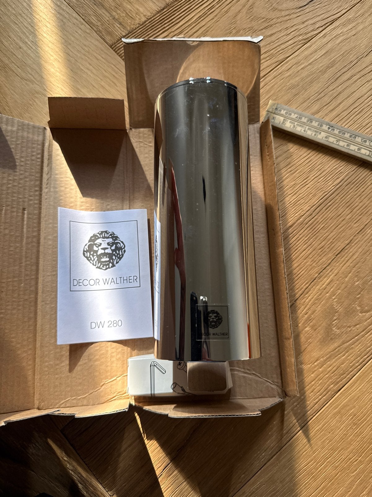 Decor Walther Zeepdispenser - Nieuw in doos, Overige merken, Nieuw, Zilver, Zeepdispenser/zeepbakje