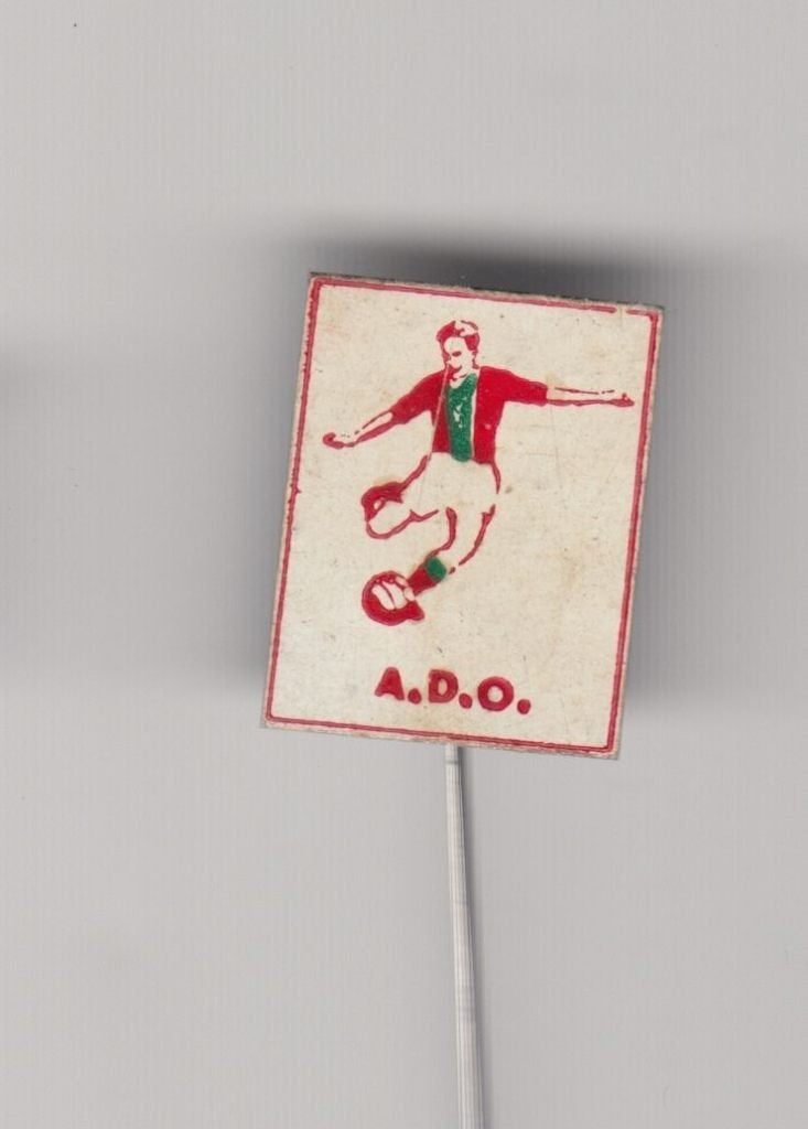 Voetbal ADO Den Haag speldje, Gebruikt, Niet vindbaar, Niet vindbaar, Speldje of Pin