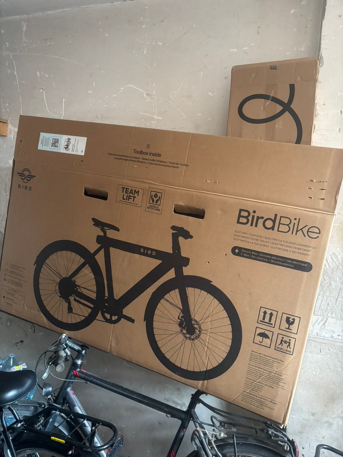 Fietsdoos, Ophalen, Zo goed als nieuw