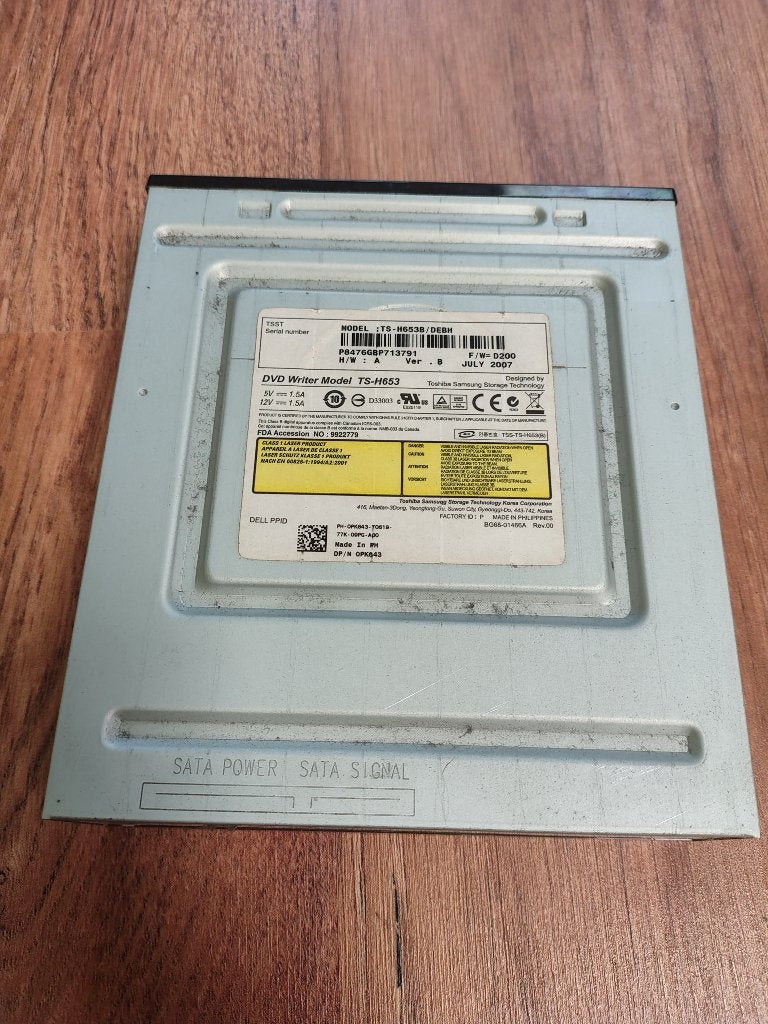 DVD Writer Model TS-H653, Computers en Software, Optische drives, Ophalen of Verzenden, Gebruikt, Intern, Dvd