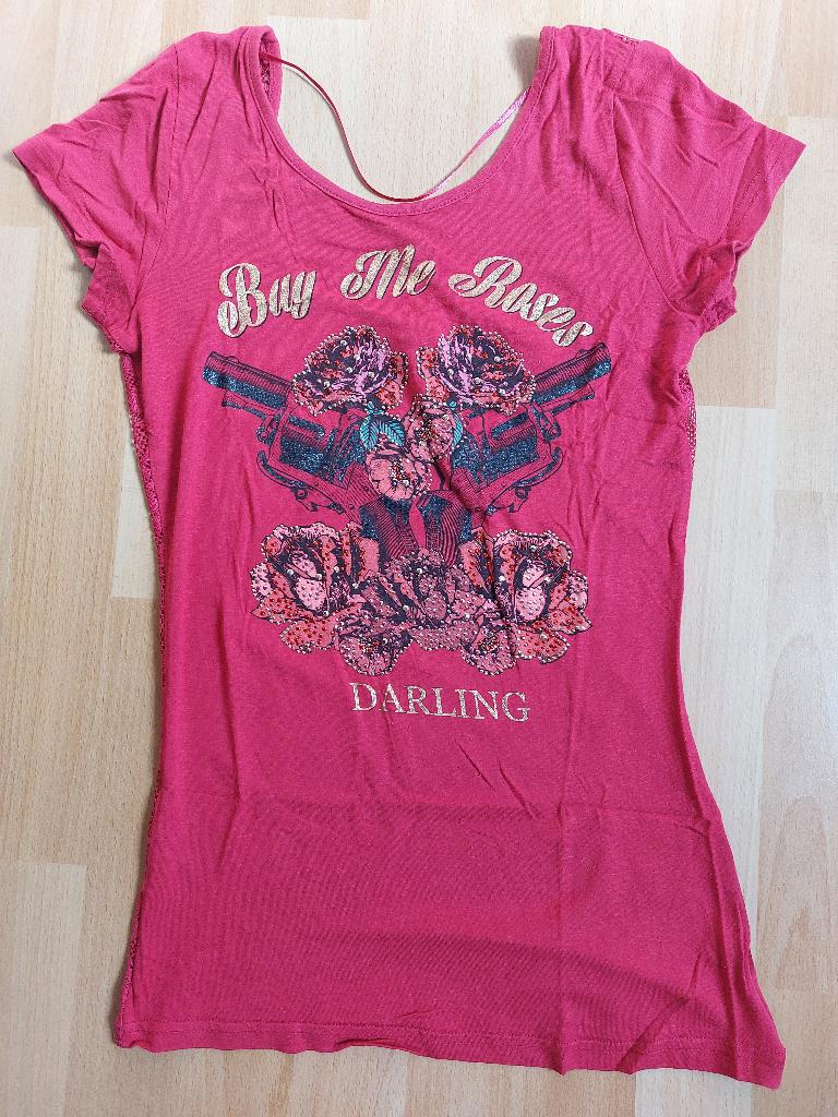 Roze t-shirt met kanten rug *Coolcat*, Ophalen of Verzenden, Zo goed als nieuw, Coolcat, Korte mouw