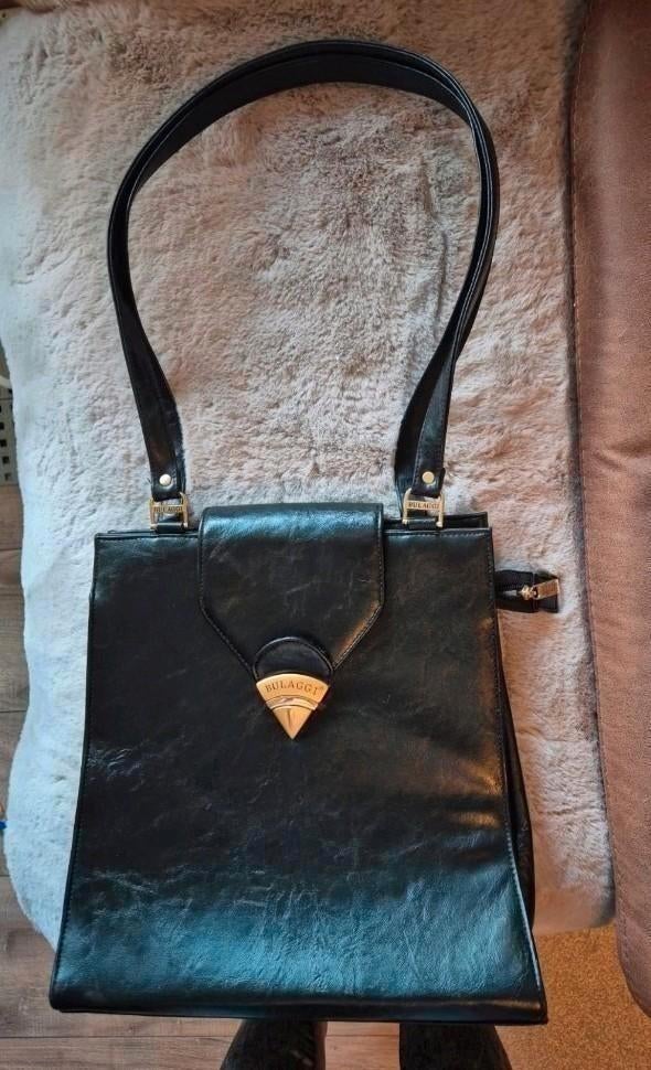 Grote leren tas, Ophalen of Verzenden, Nieuw, Zwart, Schoudertasje