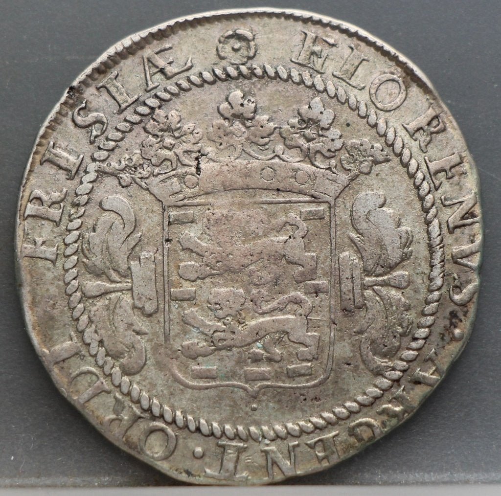 Zilveren 14 Stuiver 1686 / 1/2 Florijn 1686 Friesland, Postzegels en Munten, Vóór koninkrijk, Zilver, Losse munt, Overige waardes