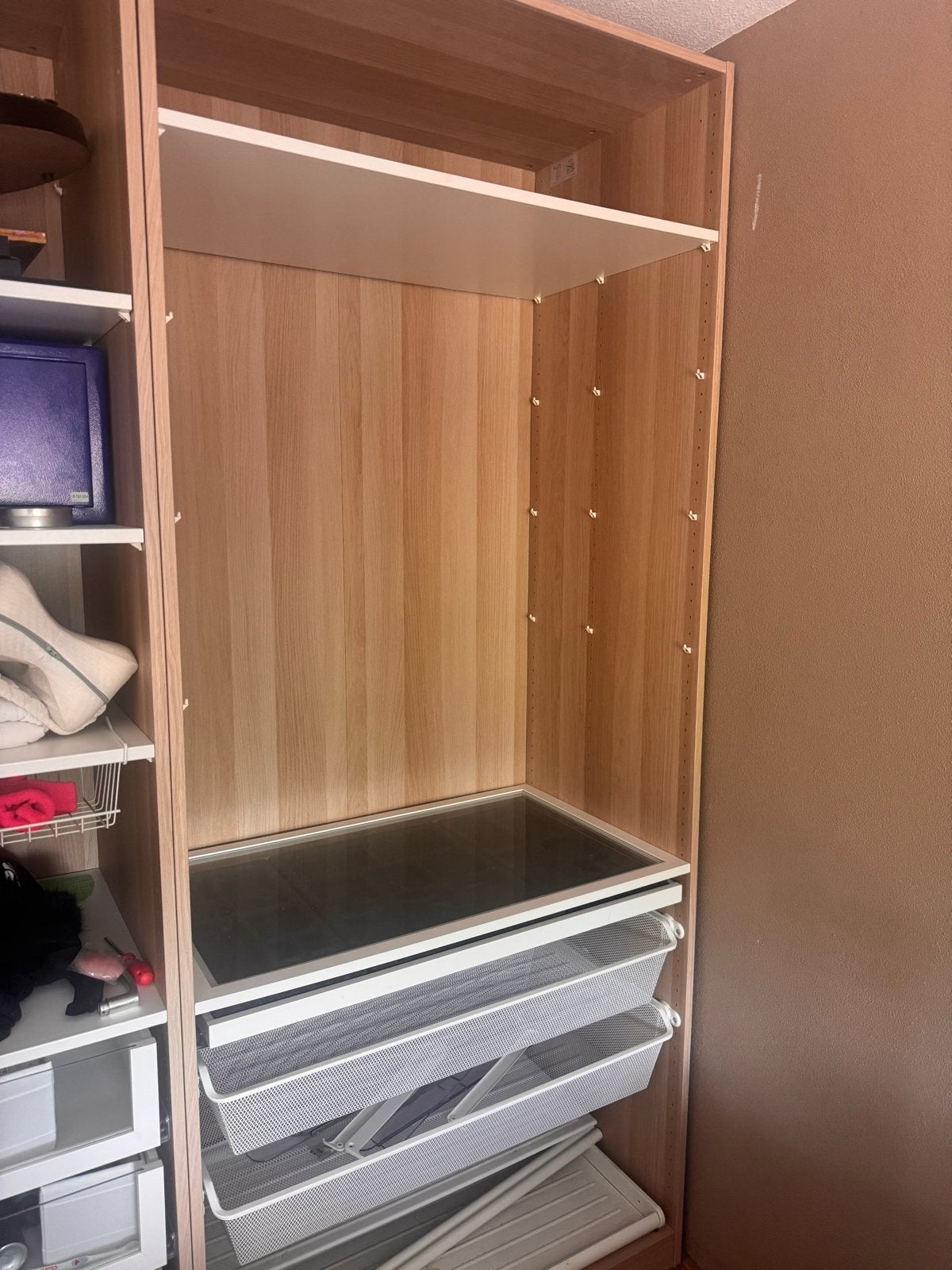 IKEA PAX Kledingkast met lades en planken, Ophalen, 100 tot 150 cm, 200 cm of meer, Zo goed als nieuw