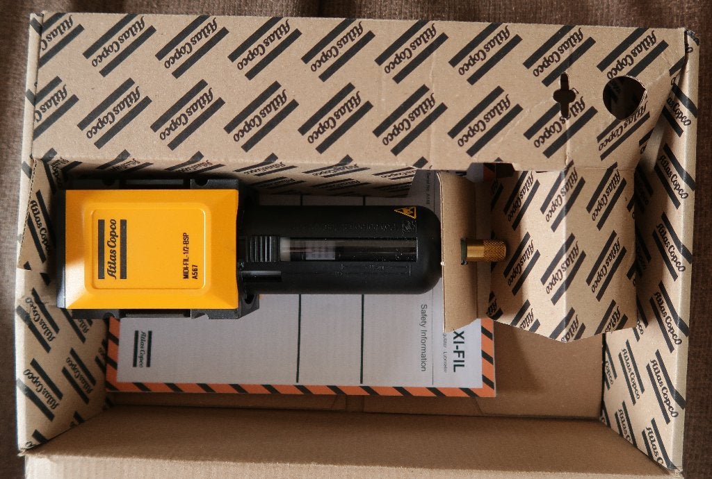 Atlas Copco MIDI-FIL-1/2-BSP filter, Ophalen of Verzenden, Nieuw
