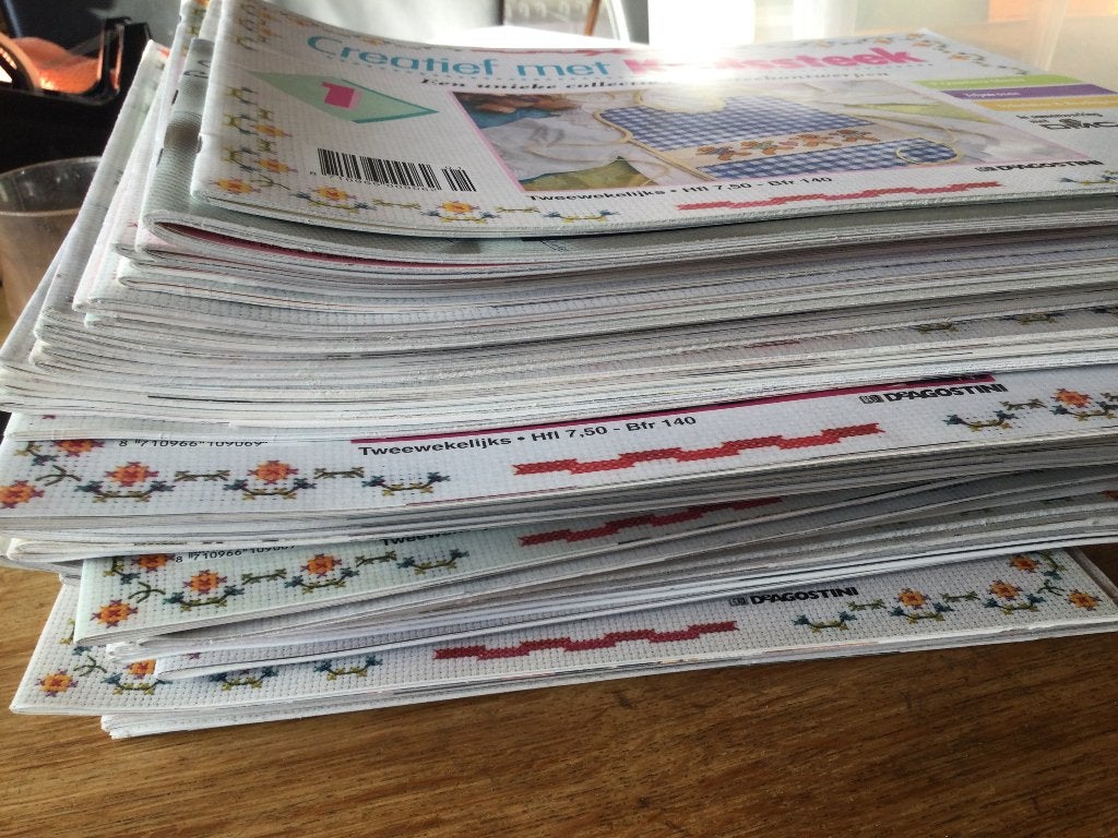 Creatief met kruissteek, Ophalen of Verzenden, Zo goed als nieuw, Handborduren, Patroon