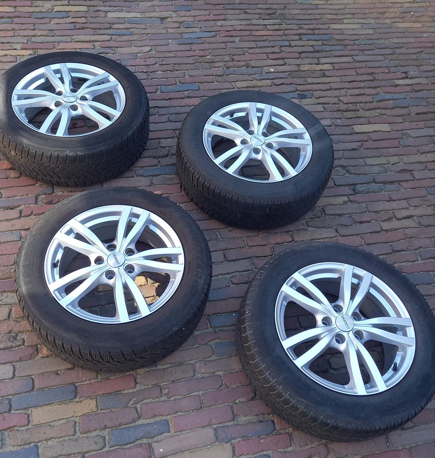 Set winterbanden op velg, mitsubishi ASX, Ophalen, Gebruikt