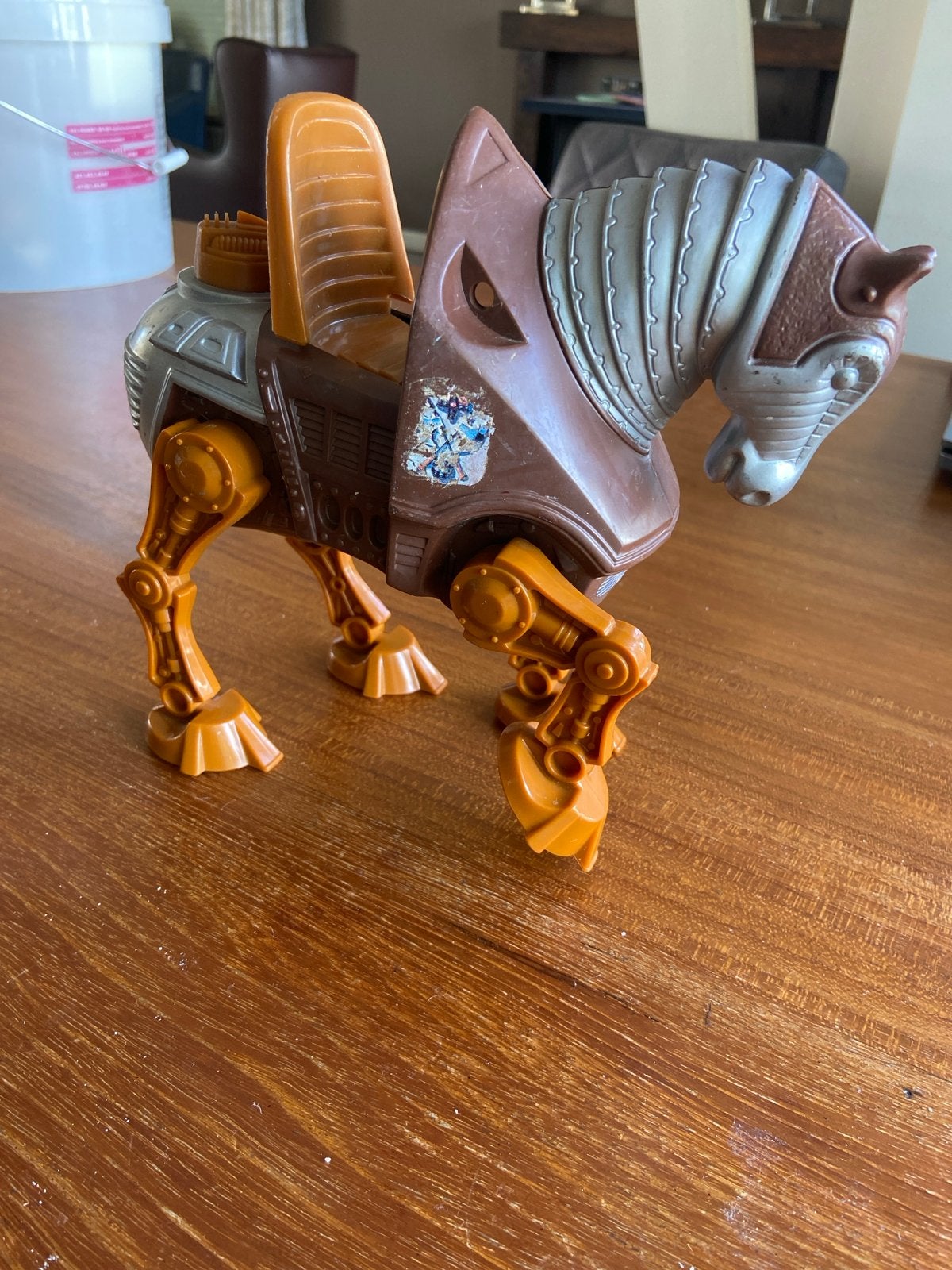Vintage He-Man Strijdpaard (Battle Cat/Panthor) Speelgoed, Kinderen en Baby's, Ophalen of Verzenden, Gebruikt