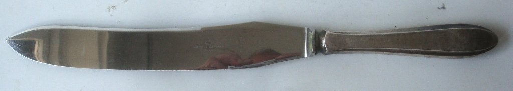 Gerritsen & Van Kempen Puntfilet verzilverd vleesmes, ca. 33, Ophalen of Verzenden