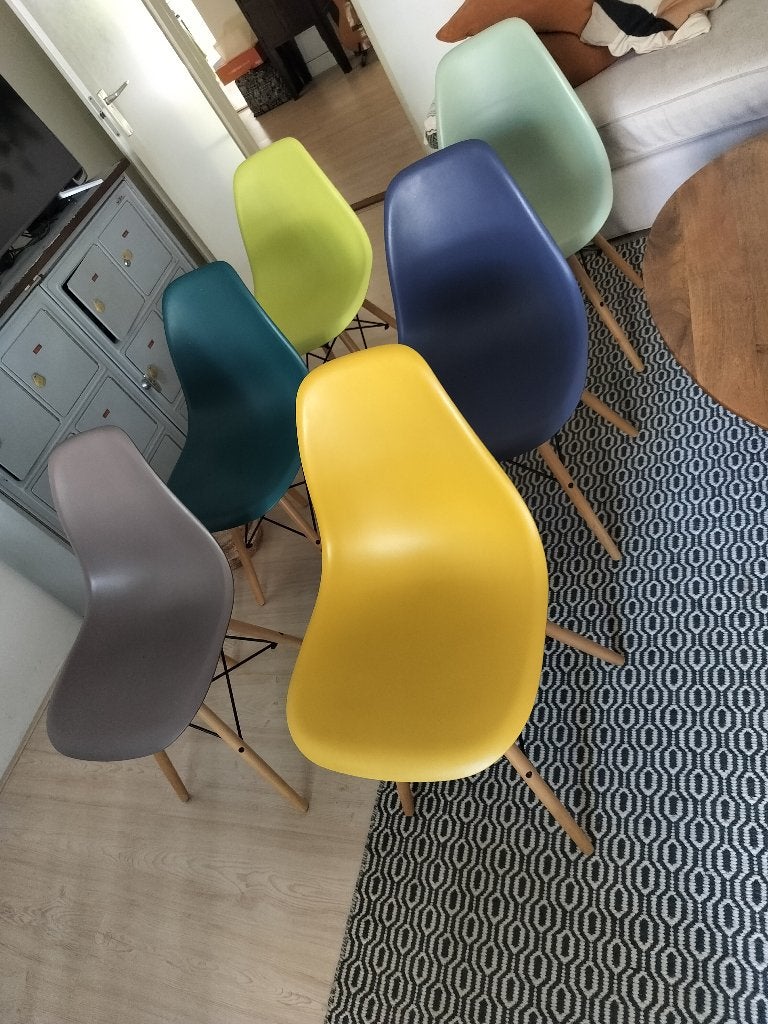 Tafelstoelen 6x, Overige kleuren, Zo goed als nieuw, Vijf, Zes of meer stoelen, Ophalen
