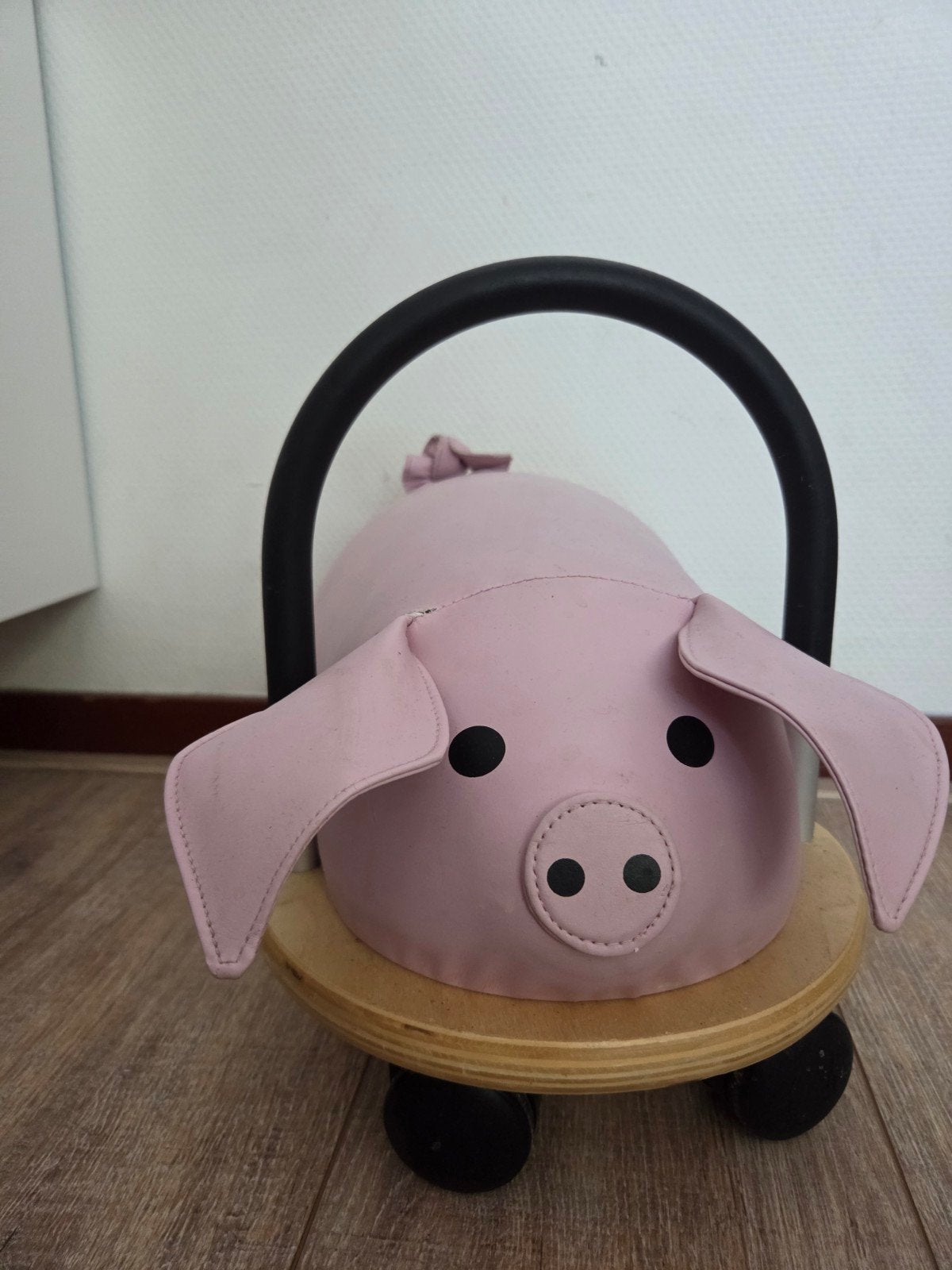 Wheely Bug varken loopauto - Roze, Kinderen en Baby's, Speelgoed | Buiten | Voertuigen en Loopfietsen, Ophalen, Gebruikt, Loopvoertuig