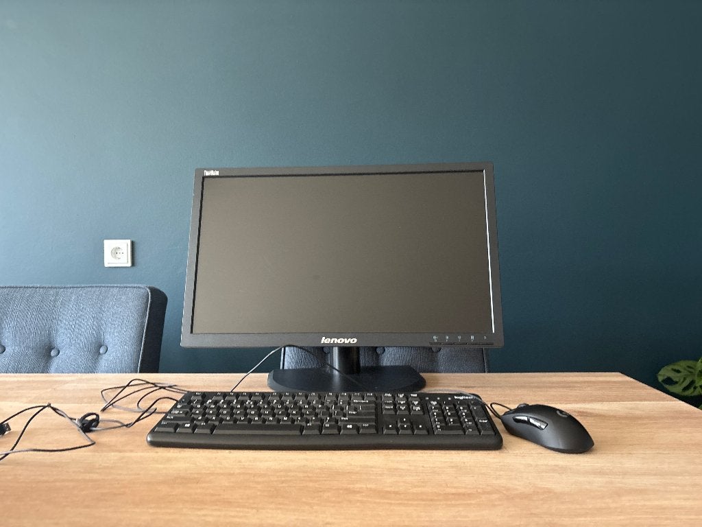 Monitor, muis en toetsenbord., Computers en Software, Ophalen, HDMI, IPS, In hoogte verstelbaar