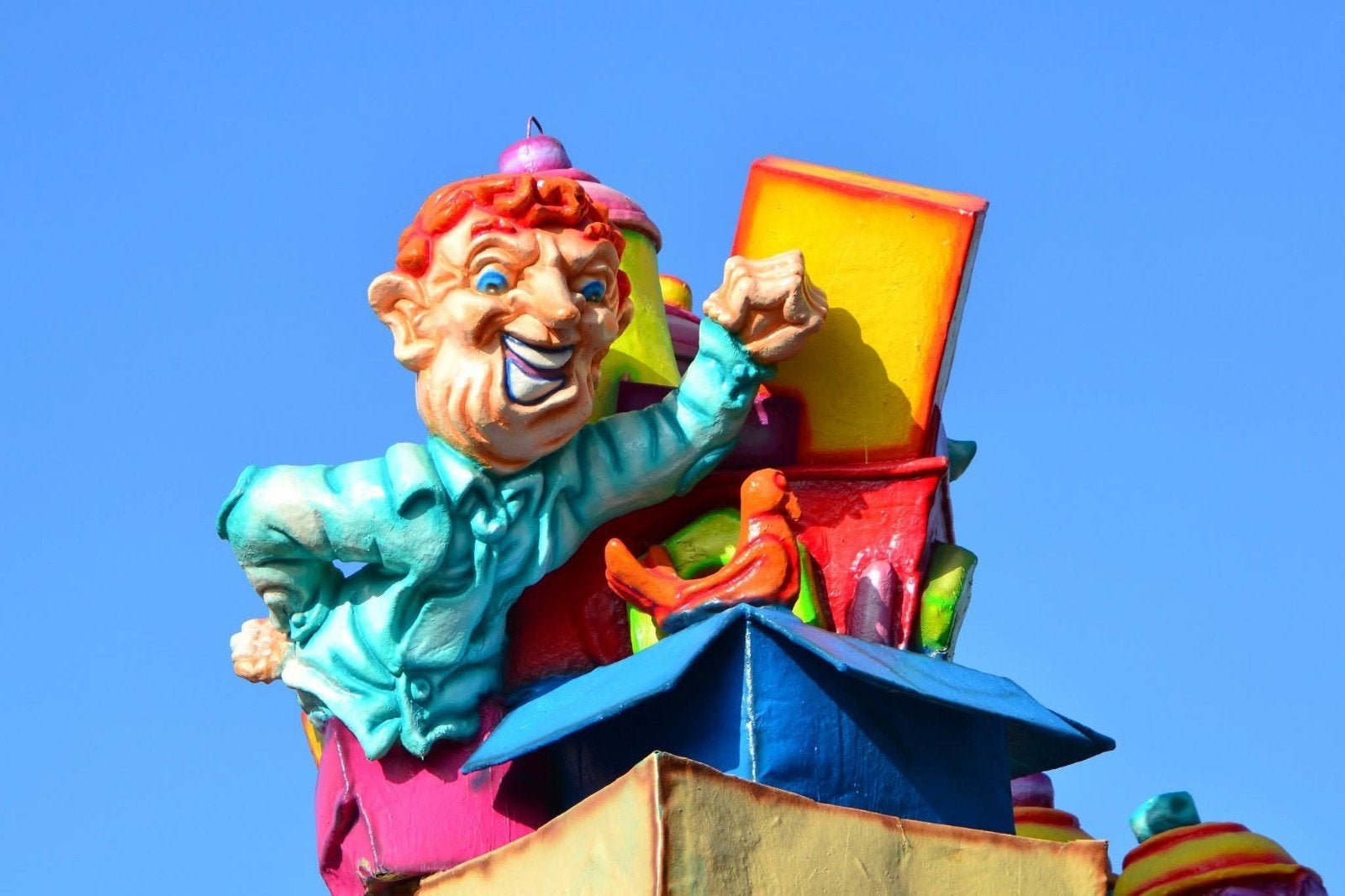 mooie polyesteren carnavalswagen, Ophalen, Zo goed als nieuw, Feestartikel, Carnaval