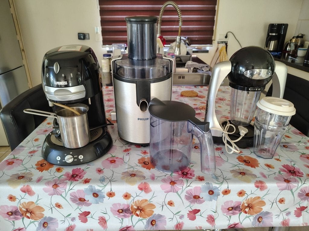 Koffiemachine, Sapcentrifuge Philips, Smoothie maker, 2 tot 4 kopjes, Ophalen, Zo goed als nieuw, Koffiemachine