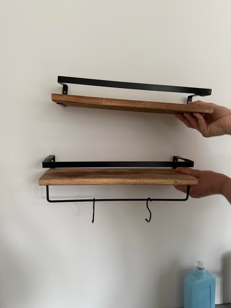 Zwevende wandplanken voor keuken of badkamer, Ophalen, Gebruikt
