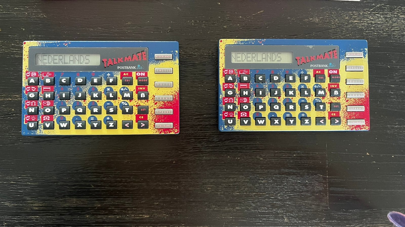 2x Vintage Postbank Talkmate (jaren 90) – Helemaal compleet, Ophalen of Verzenden, Zo goed als nieuw, Gebruiksvoorwerp