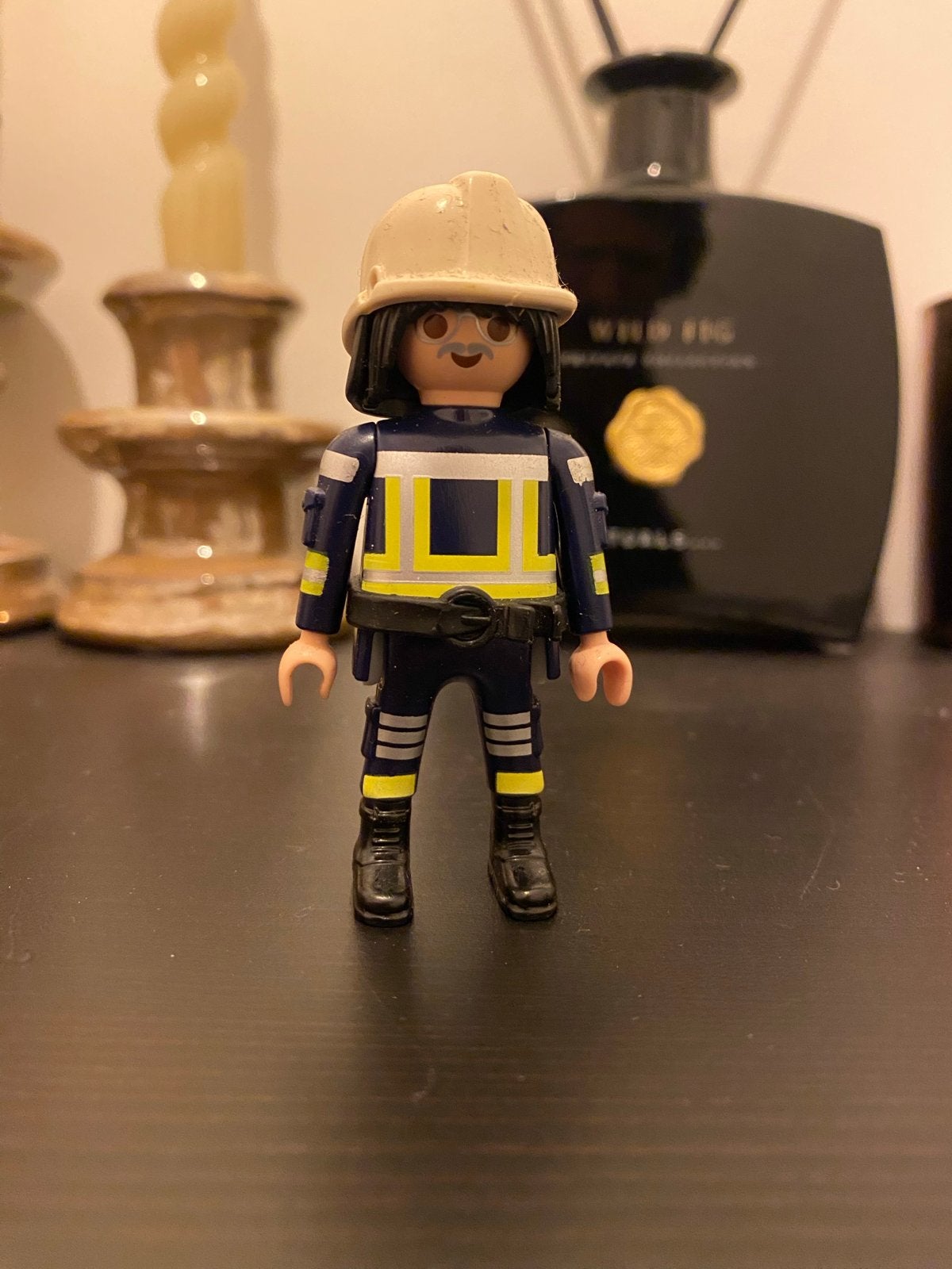Playmobil brandweerman figuur, Gebruikt, Losse onderdelen, Ophalen of Verzenden, City action