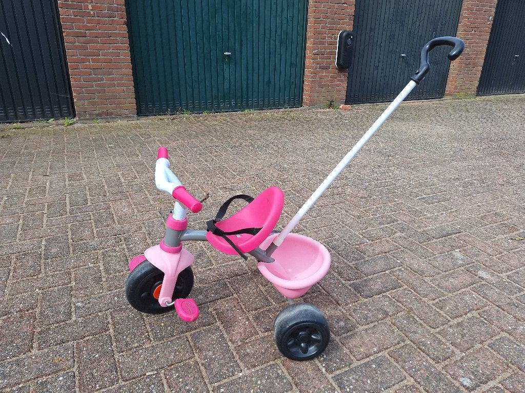 Kinderfietsje met duwstang, Ophalen, Gebruikt, Minder dan 16 inch, Overige merken