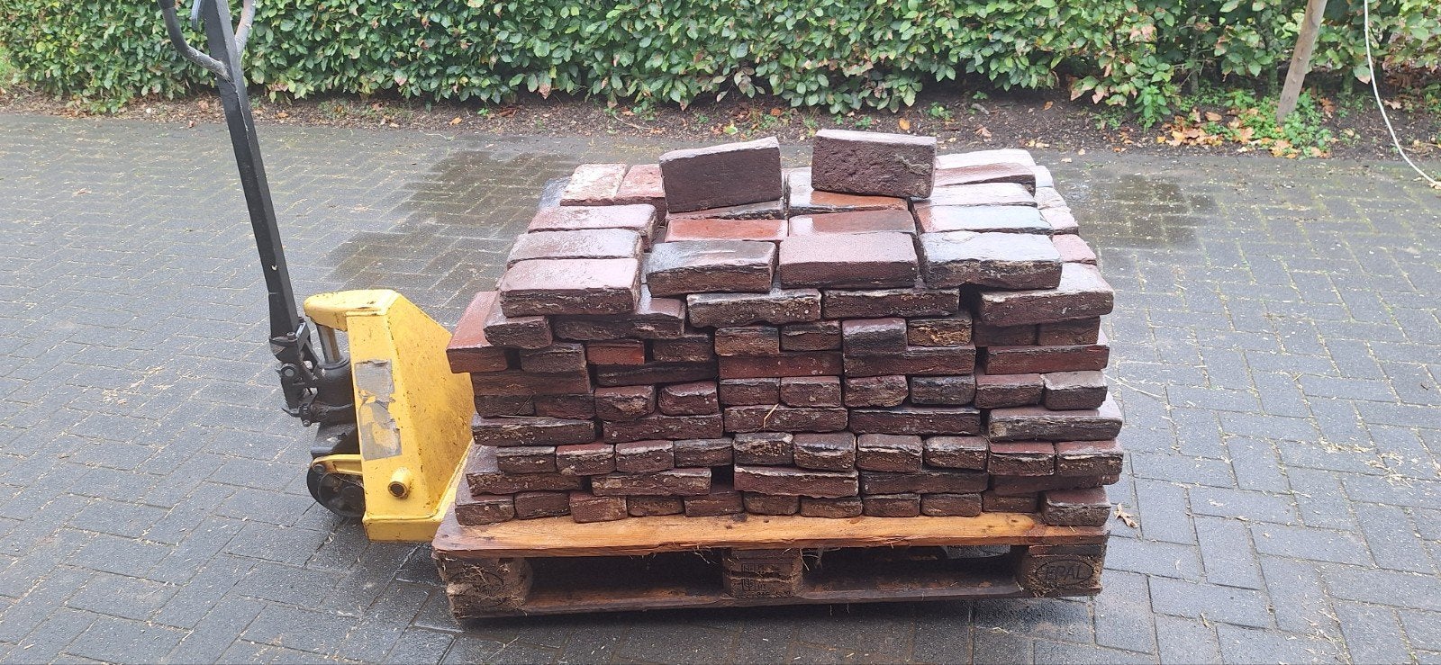 Bakstenen, Ophalen, Gebruikt, Bakstenen