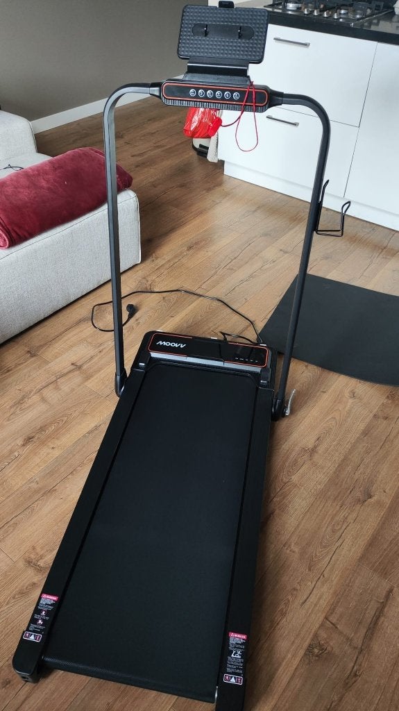 Moovv SmartStep Pro v3 Incline Loopband Inklapbaar, Sport en Fitness, Fitnessapparatuur, Ophalen, Zo goed als nieuw, Metaal, Loopband