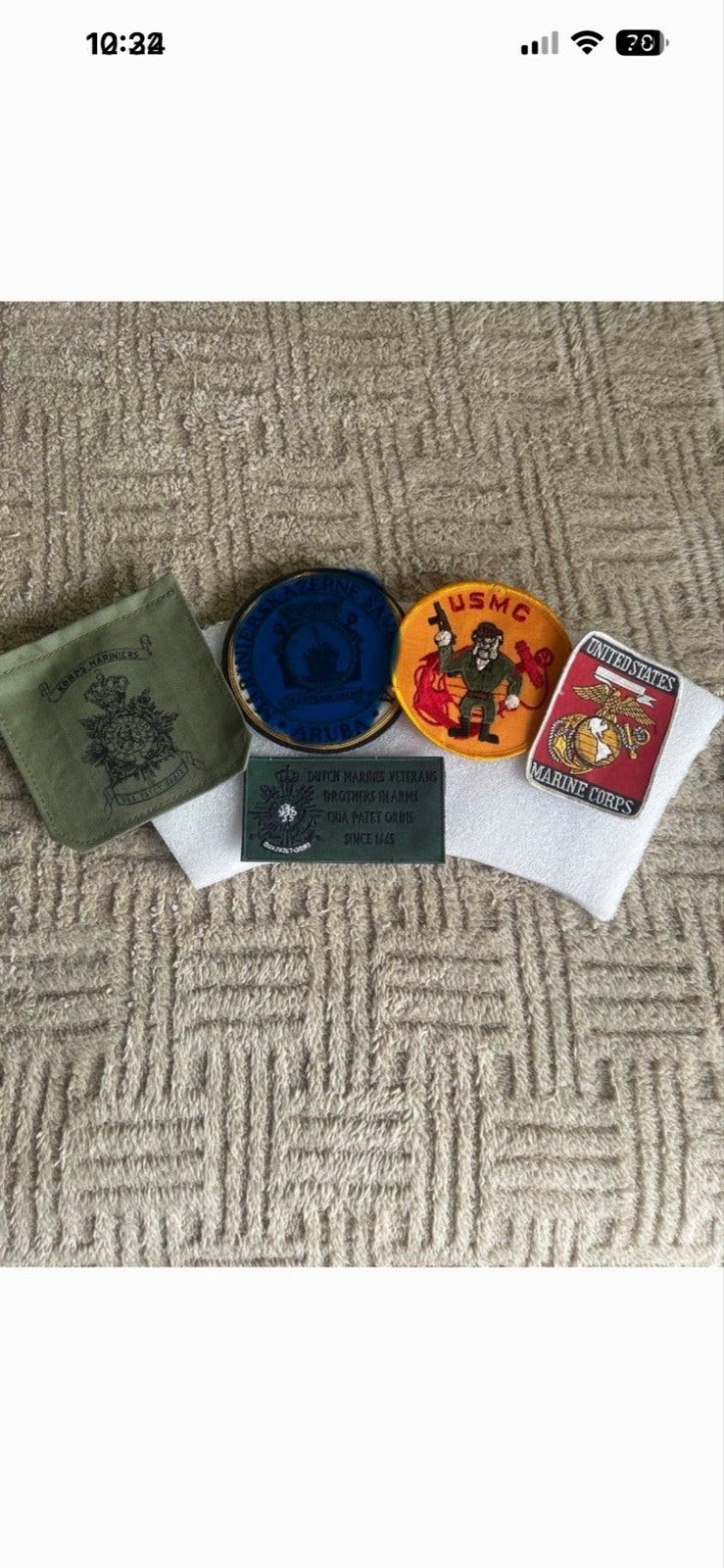 Diverse militaire emblemen en badges, Verzamelen, Ophalen of Verzenden, Marine, Nederland, Embleem of Badge