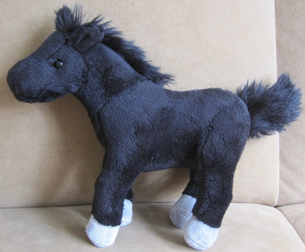 twee kleine paarden knuffels, Paard, Overige merken, Overige karakters, Ophalen of Verzenden