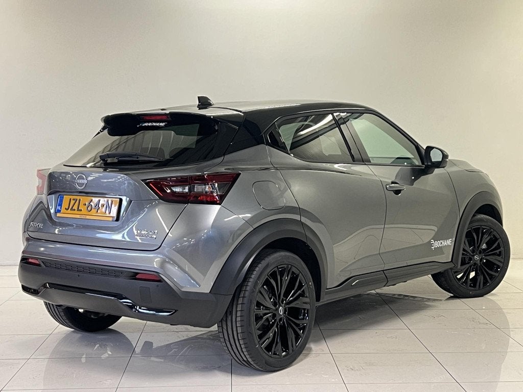 Nissan Juke 1.6 Hybrid N-Sport | 360º Camera | Stoelverwarm, Auto's, Nissan, Stof, Met garantie (alle), Automatische klimaatregeling