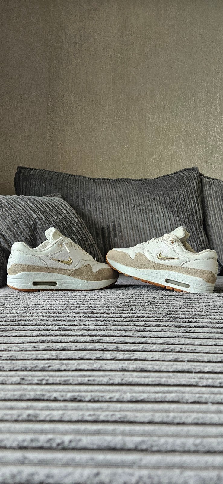 Nike Air Max 1 Premium SC Jewel 'Summit White', Maat 37,5., Wit, Nike, Ophalen of Verzenden, Sneakers of Gympen