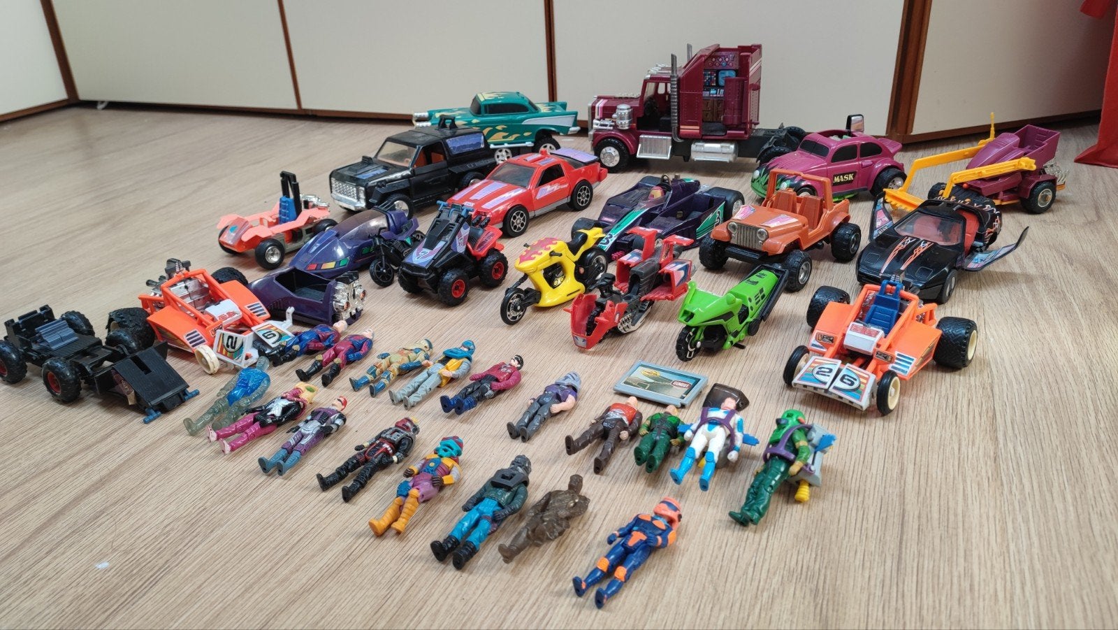 M.A.S.K. 1985-1987 voertuigen en figuren, Ophalen of Verzenden, Gebruikt