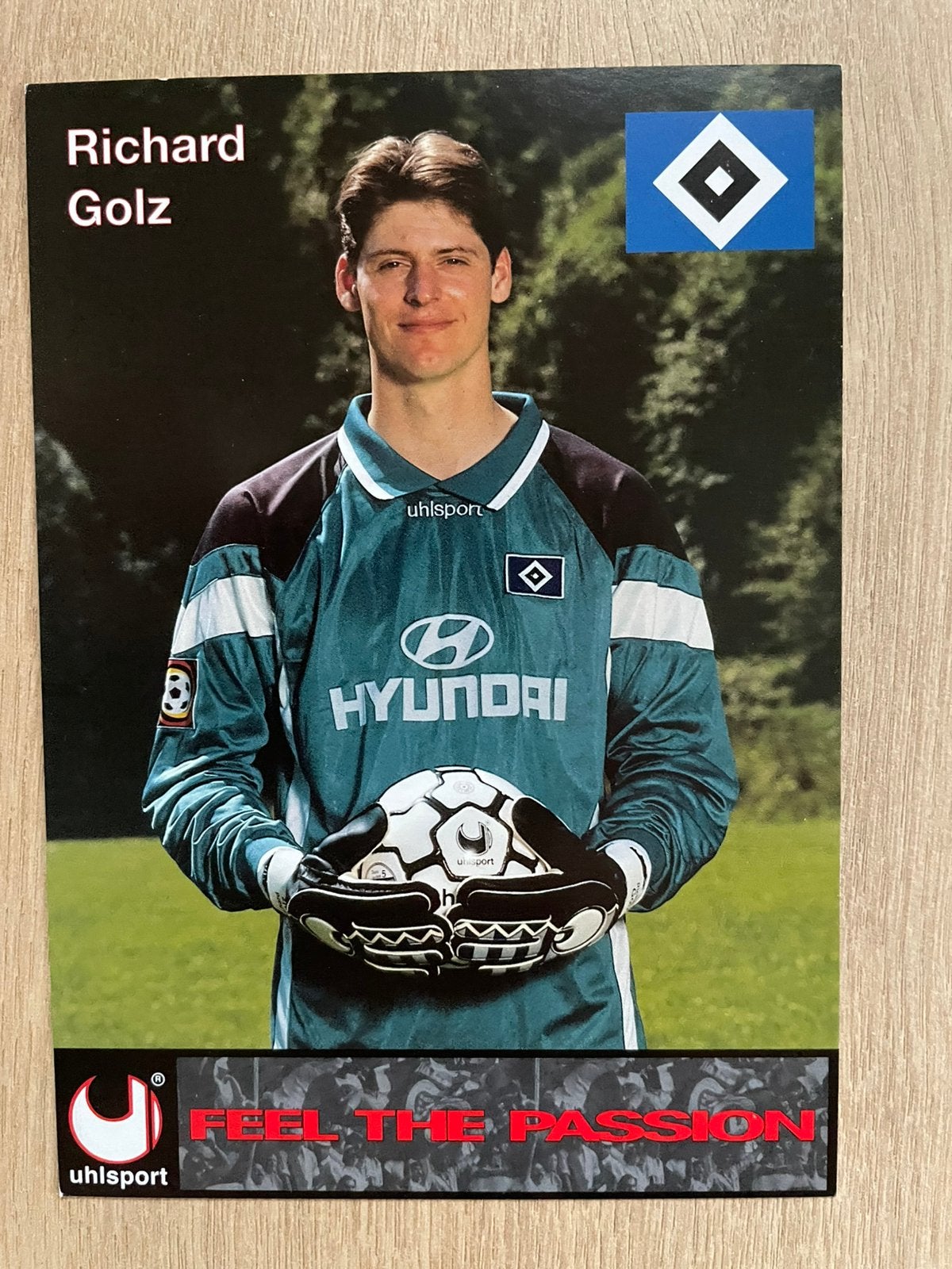 Fotokaart Richard Golz (Hamburger SV)., Ophalen of Verzenden, Nieuw, Buitenlandse clubs, Spelerskaart