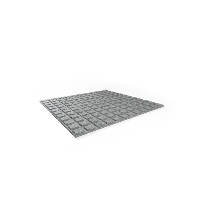Granuflex rubber tegels grijs 100x100x2,5 cm met voeg, 60 cm of meer, Overige typen, Nieuw, Ophalen of Verzenden