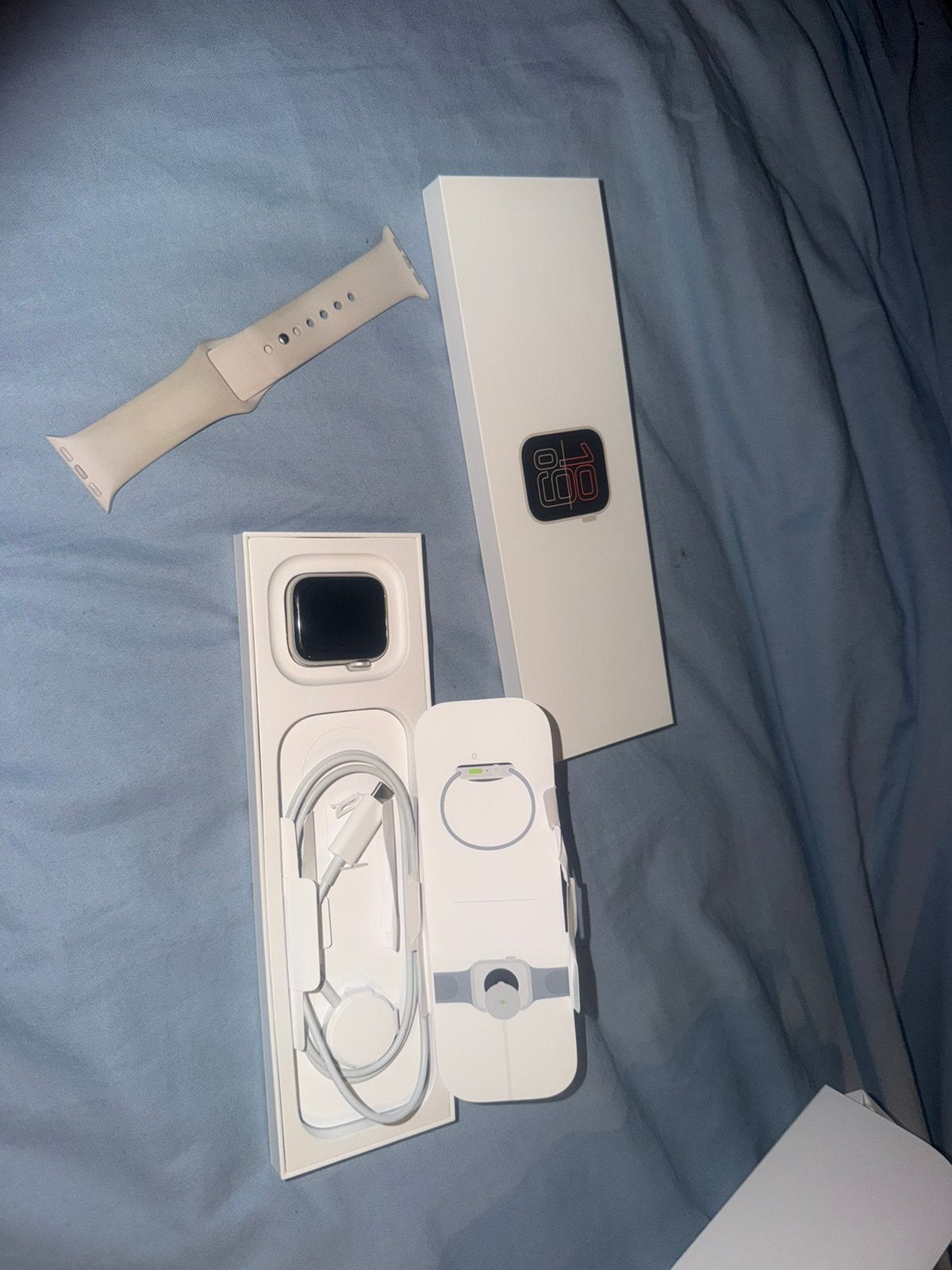 Apple watch SE ( gen 2 40 mm, Telecommunicatie, Ophalen, 8 %, Zilver, 128 GB