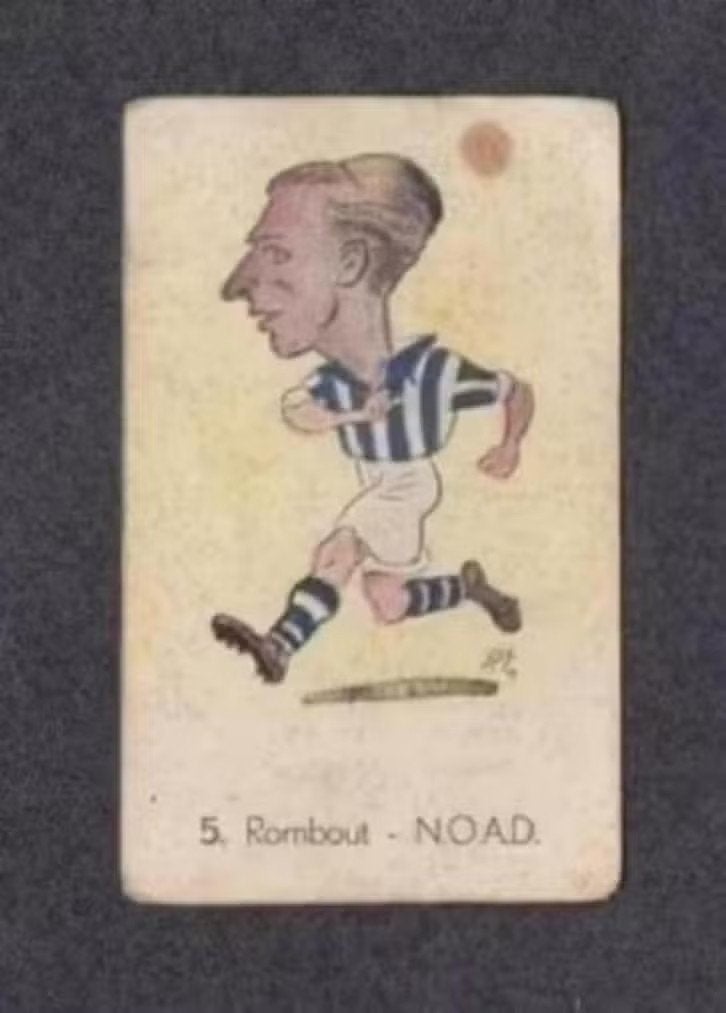 Voetbalplaatje Rombout NOAD Tilburg 1949., Verzamelen, Ophalen of Verzenden, Zo goed als nieuw