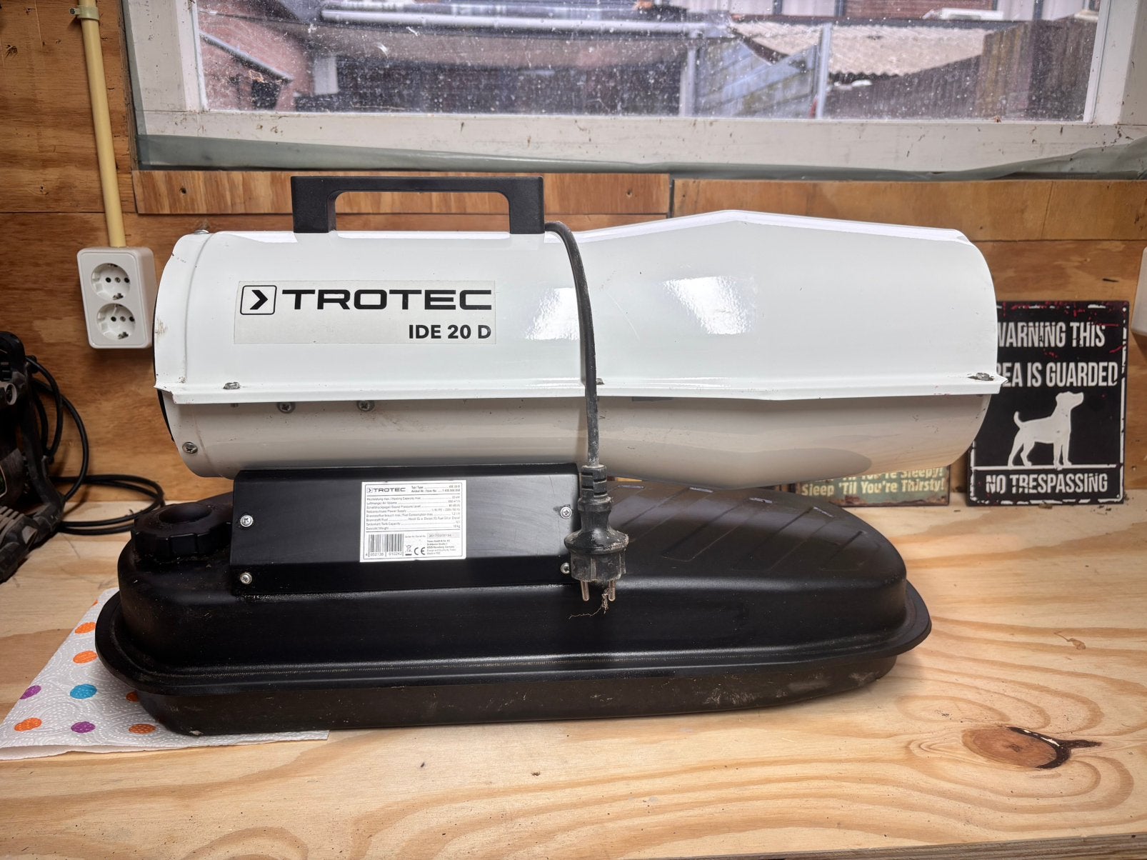 Diesel kachel trotec 20 D, Ophalen of Verzenden, 60 tot 150 cm, Kachel, 30 tot 80 cm