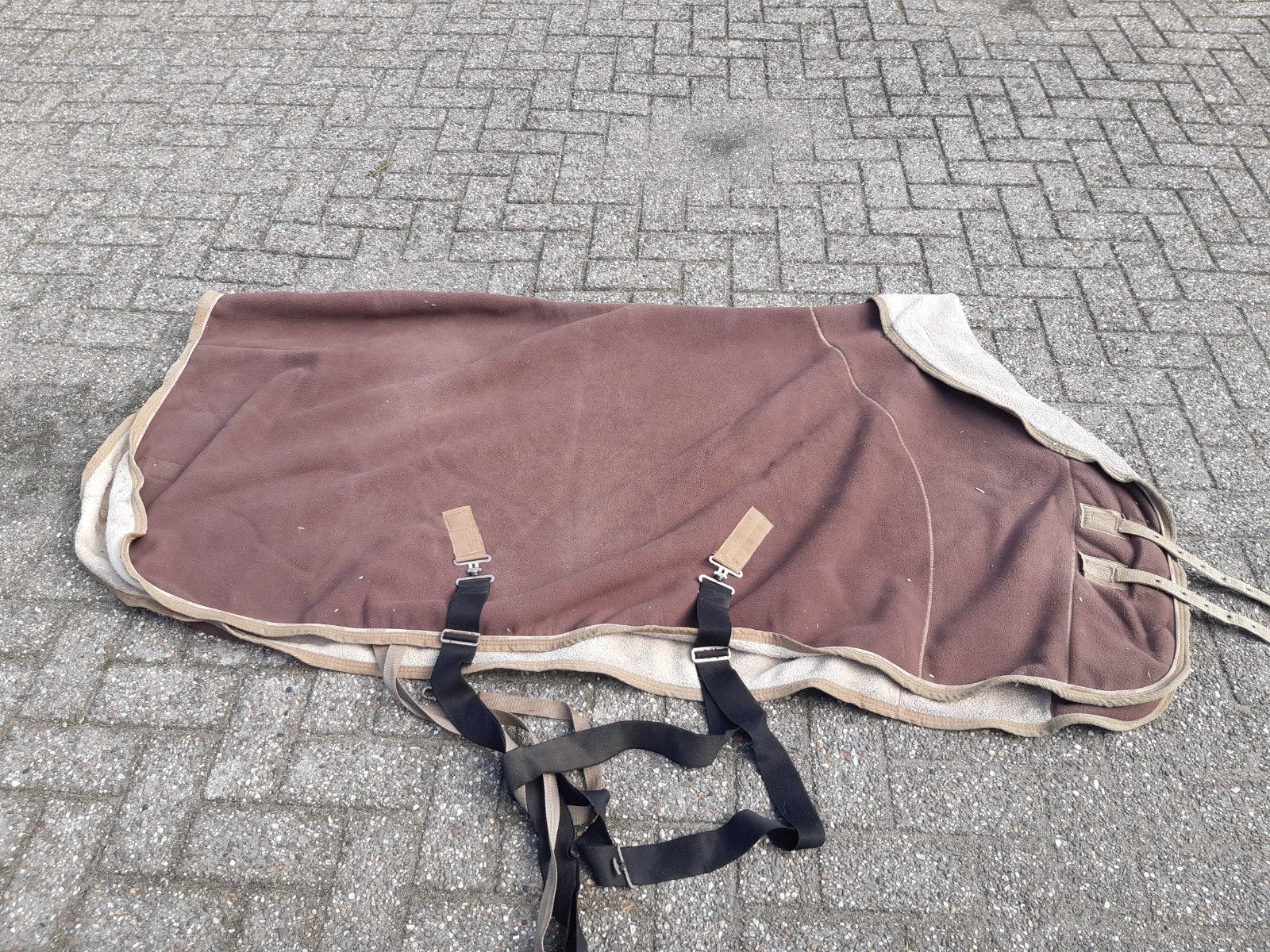 fleece teddy deken 195, Gebruikt, Zweetdeken, Overige materialen, Kruissingels