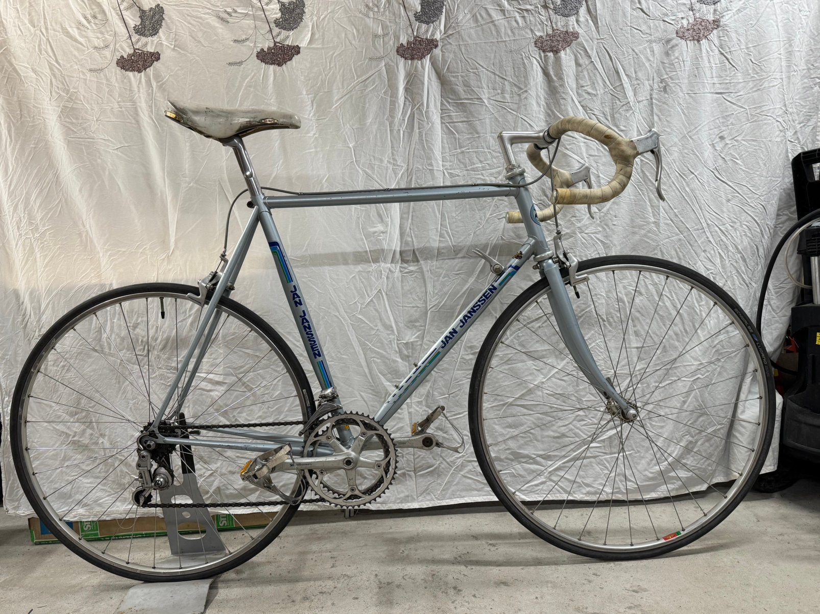 Jan Janssen Shimano 600 AX aero, Fietsen en Brommers, Fietsen | Racefietsen, 28 inch, Gebruikt, 57 tot 61 cm, Ophalen