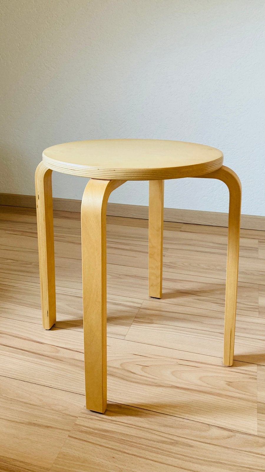 Ikea FROSTA Vintage Houten Kruk - 45cm hoog, Huis en Inrichting, Krukjes, Ophalen, Gebruikt, Hout