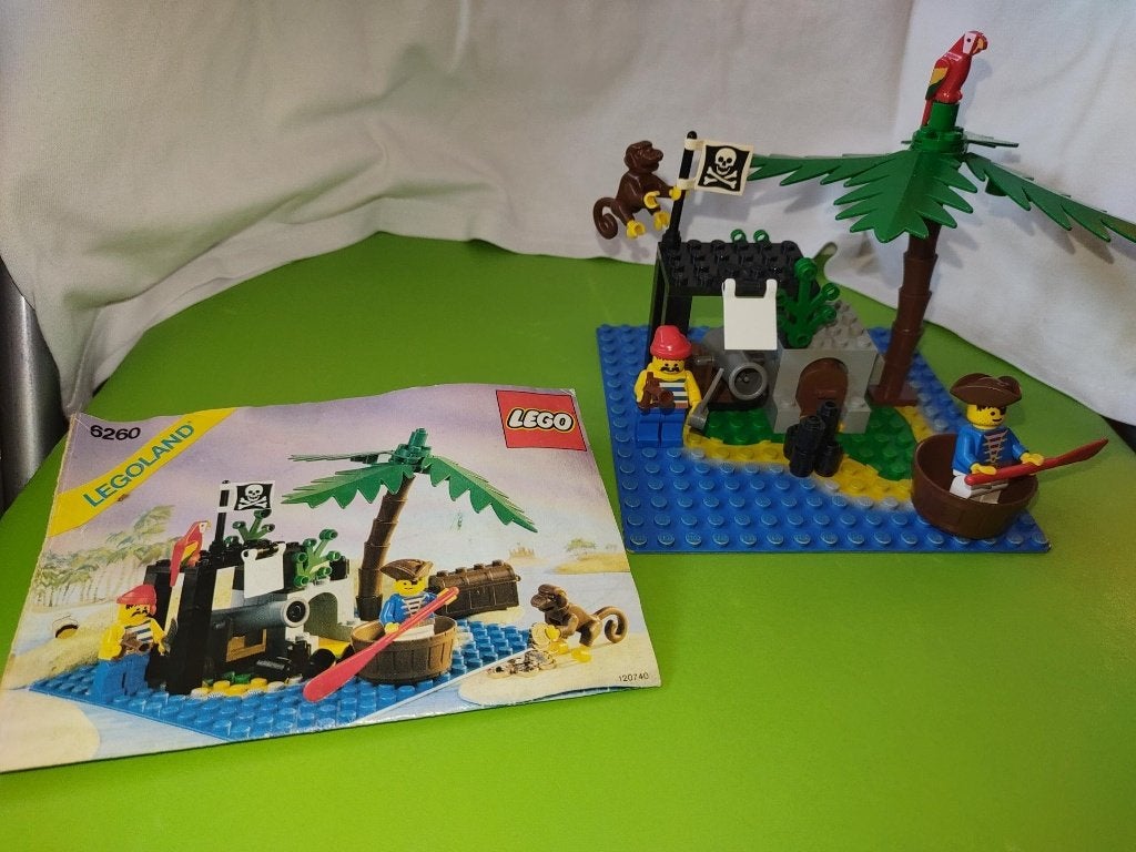lego  6260 piraten eiland ., Gebruikt, Lego, Compleet, Ophalen of Verzenden