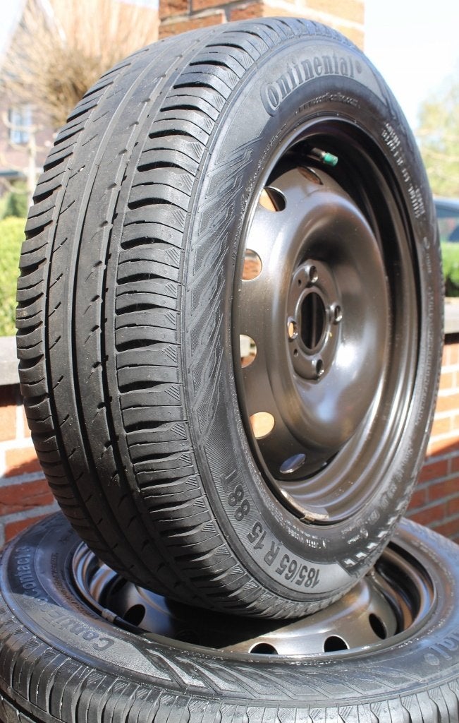 4 Zomerbanden 6mm op 4x100 15" velgen Renault Dacia Nissan, Auto-onderdelen, Ophalen, Gebruikt, 15 inch, 185 mm