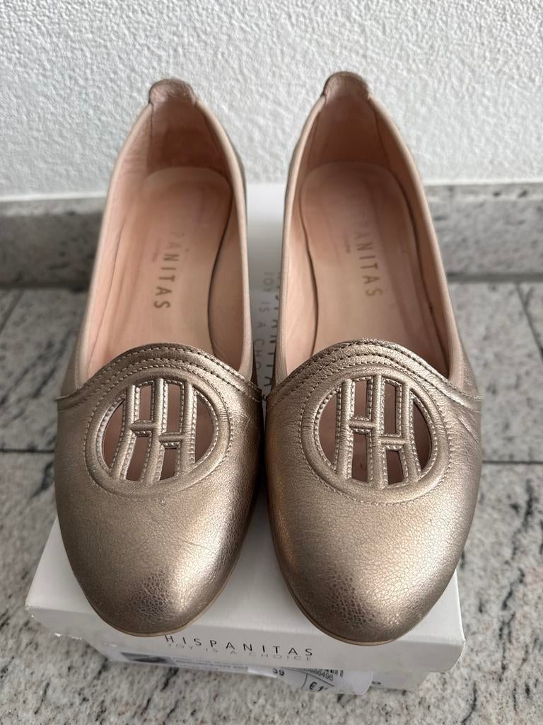 Hispanitas Ballerina's - Zo goed als nieuw maat 39, Ophalen of Verzenden, Zo goed als nieuw, Overige kleuren, Ballerina's