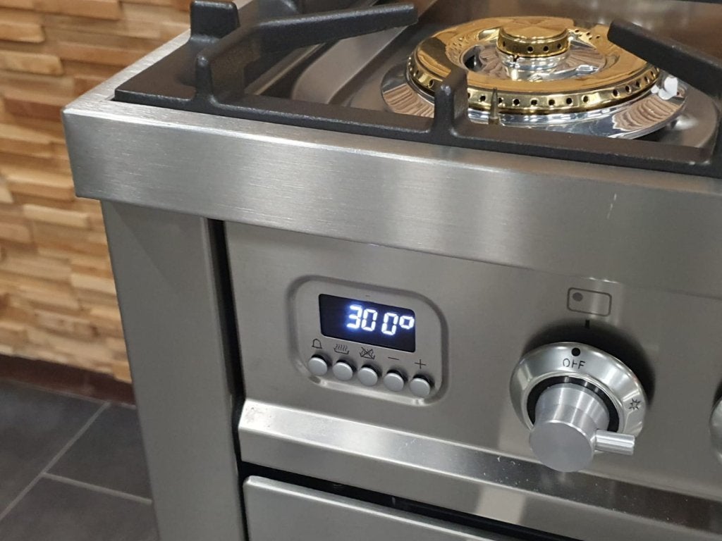 Boretti Fornuis 90cm rvs + rvs 1 300 oven 6 pits, Niet ingevuld, 60 cm of meer, Niet ingevuld, Ophalen of Verzenden