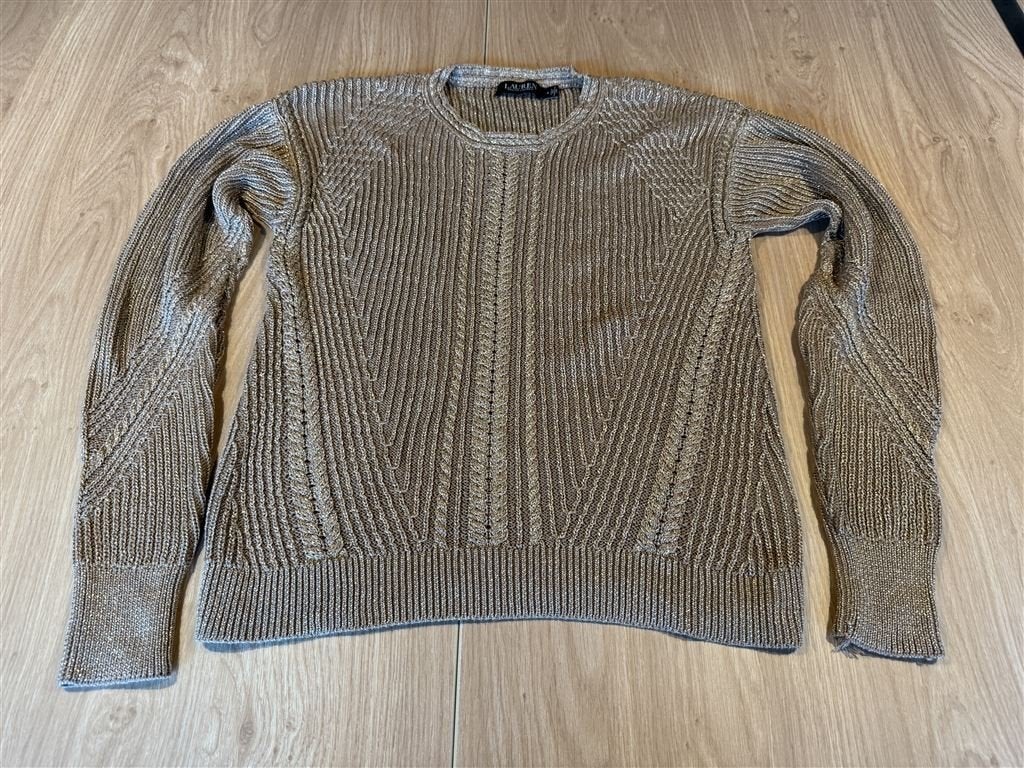Ralph Lauren metalic trui maat m, Kleding | Heren, Truien en Vesten, Zo goed als nieuw, Verzenden