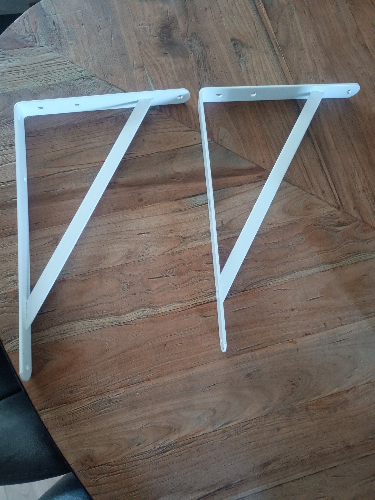2x Witte Industriële Plankdragers 250x400mm - 60 KG p/st, Ophalen of Verzenden, Nieuw