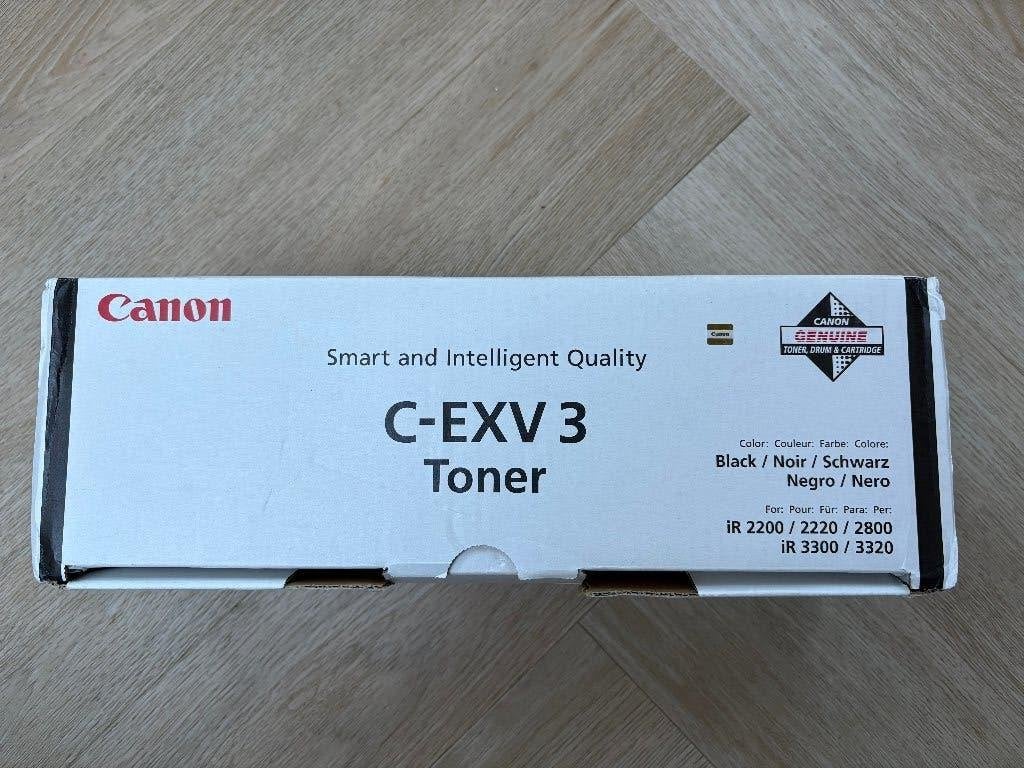 Nieuwe originele toner Canon C-EXV 3 toner zwart, Computers en Software, Ophalen of Verzenden, Nieuw, Toner, Canon