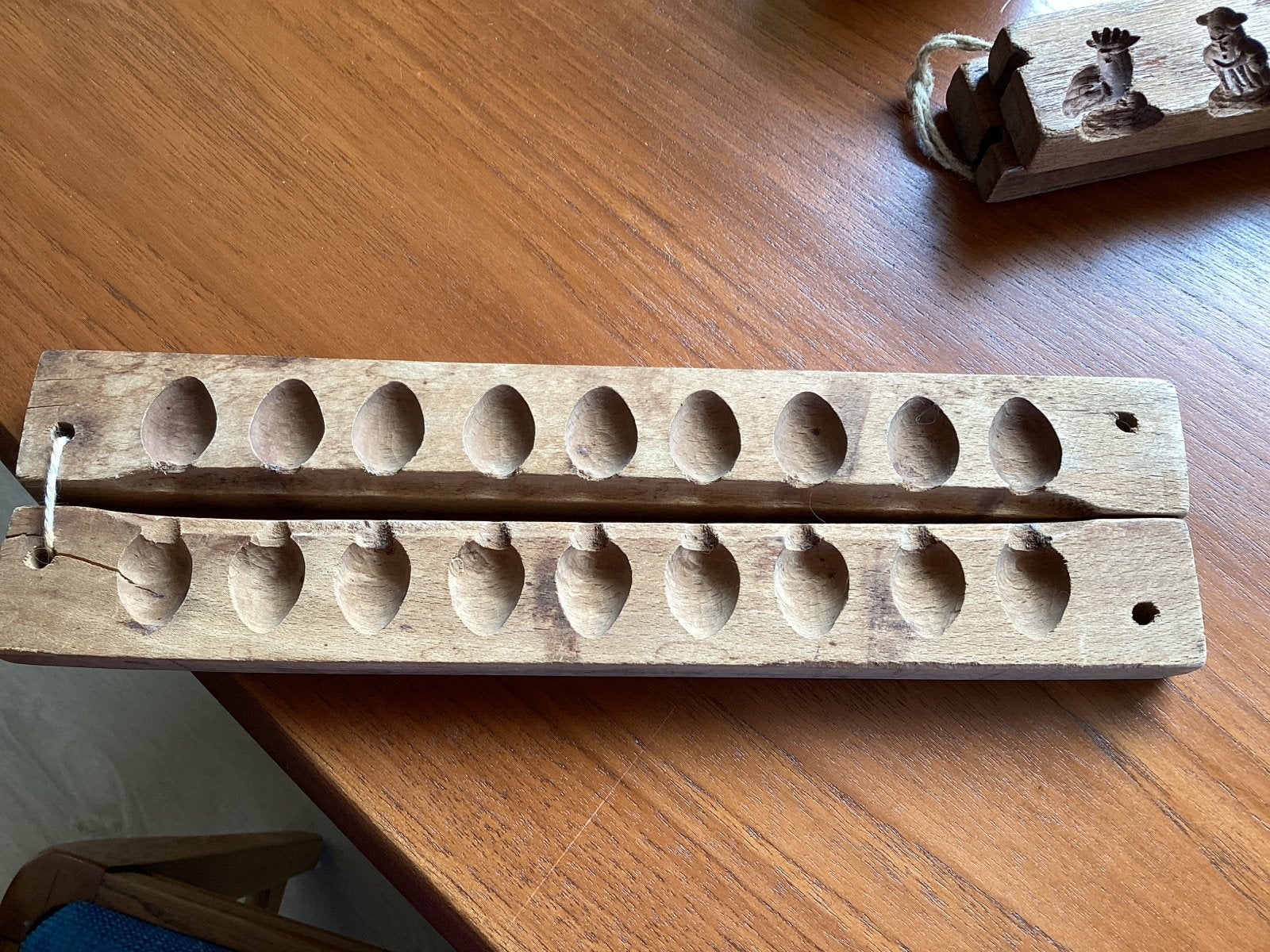 Houten bakvorm voor kleine eitjes - ca. 30 cm, Ophalen of Verzenden