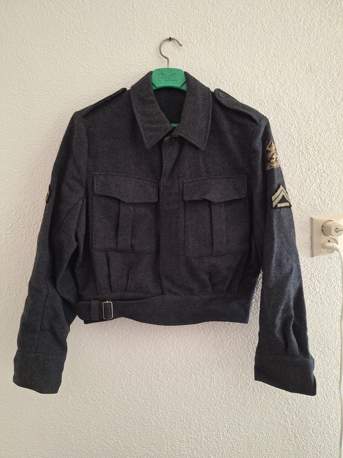 Veld tenue klu jaren 50/60, Verzamelen, Ophalen of Verzenden, Luchtmacht, Nederland, Kleding of Schoenen