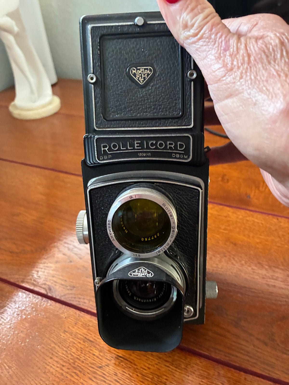 Rolleicord DBP 1209145 DBSM vintage camera, Ophalen, Gebruikt, Spiegelreflex, Overige Merken