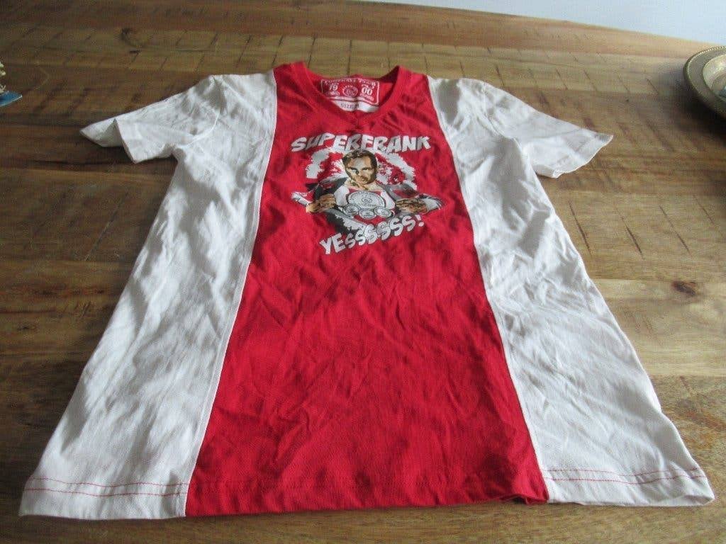 Ajax shirt SUPER Frank de Boer Kampioen van Nederland maat M, Ophalen of Verzenden, Zo goed als nieuw, Ajax, Shirt